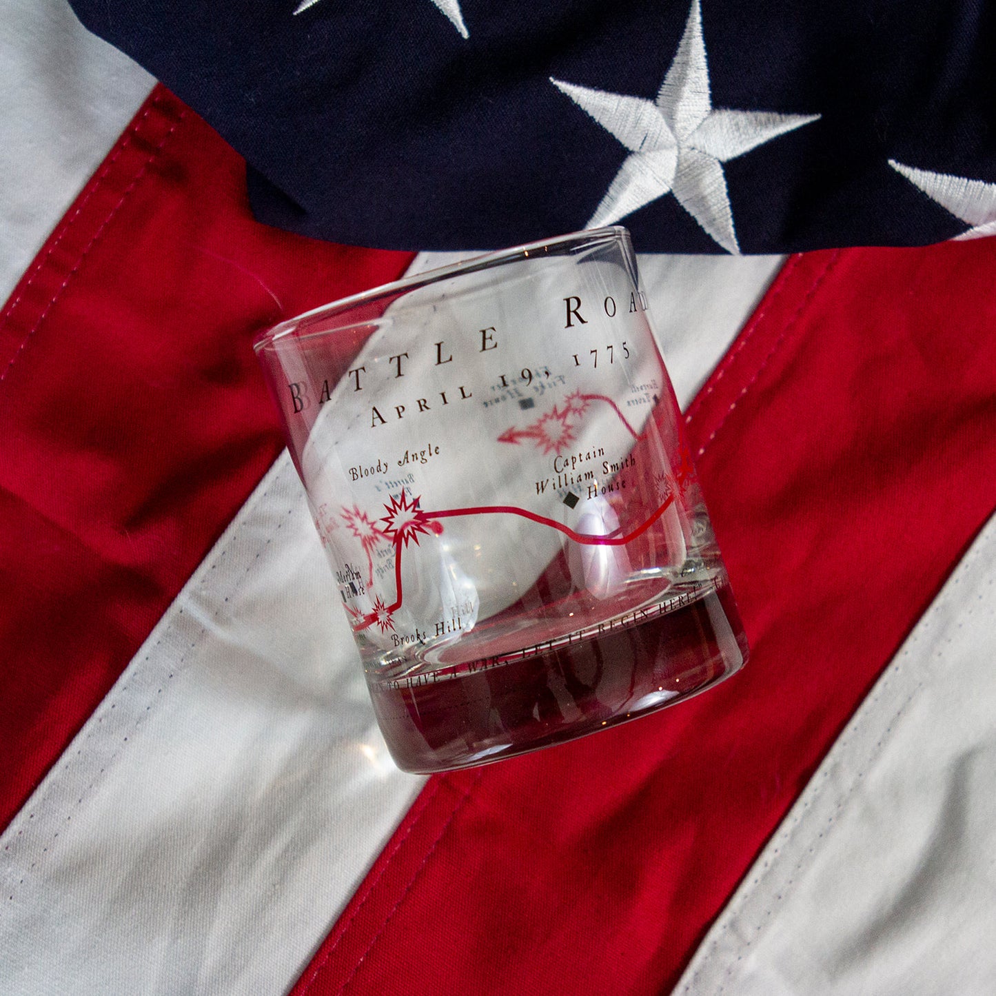 Battle Road Whiskey Glass