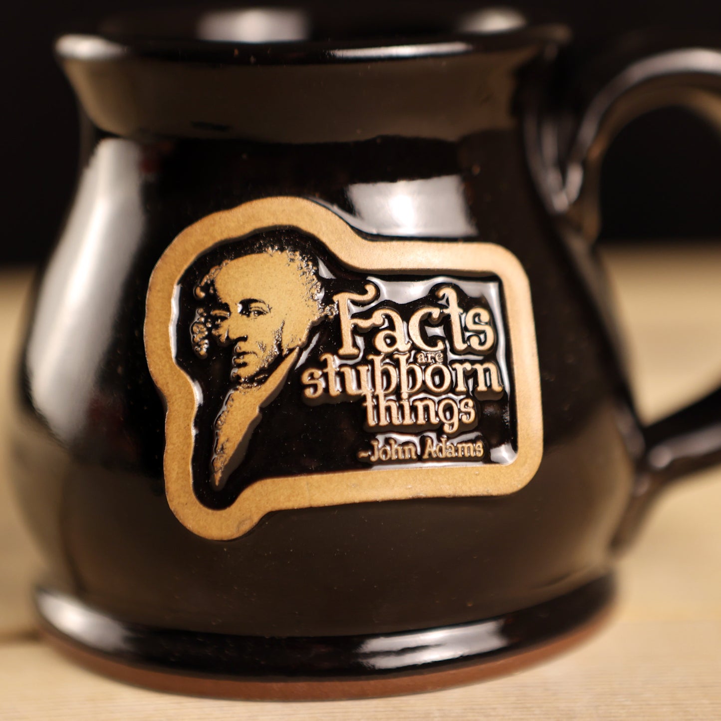 John Adams "Facts are Stubborn Things" Stoneware Mug