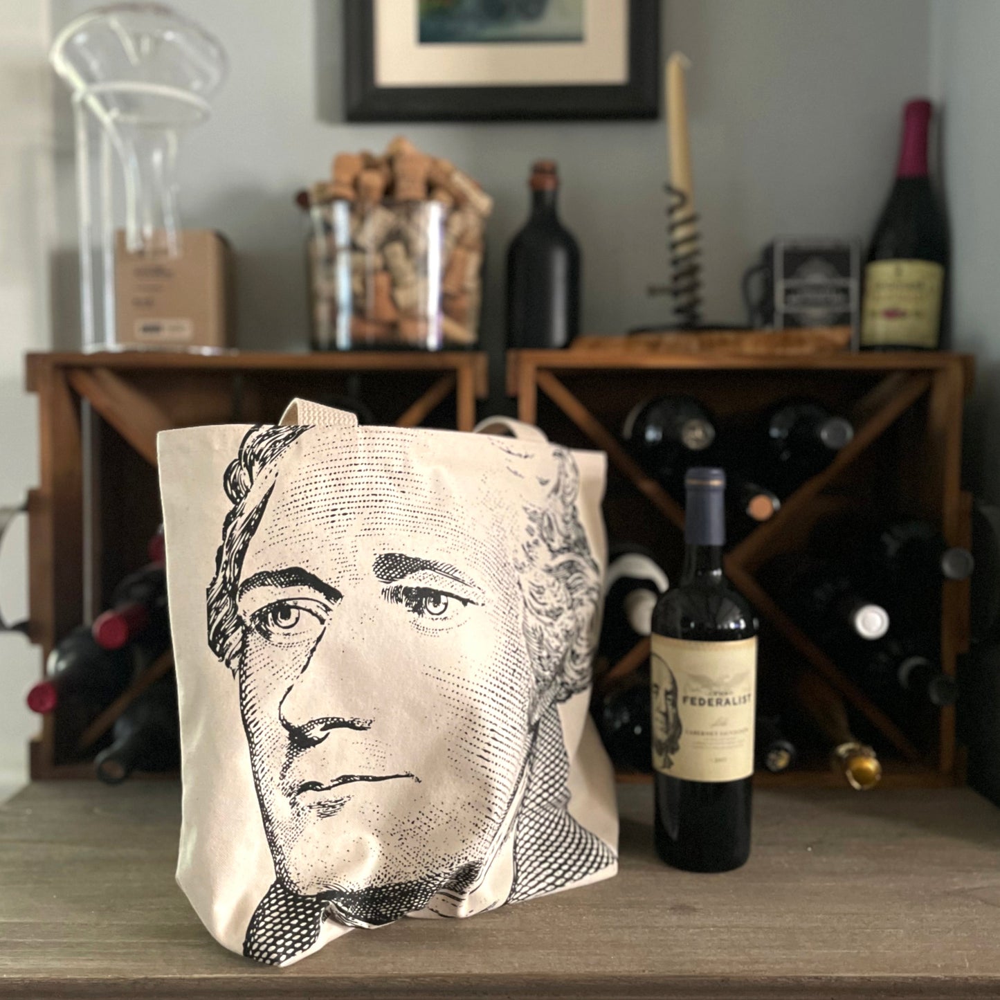 Alexander Hamilton Canvas Tote