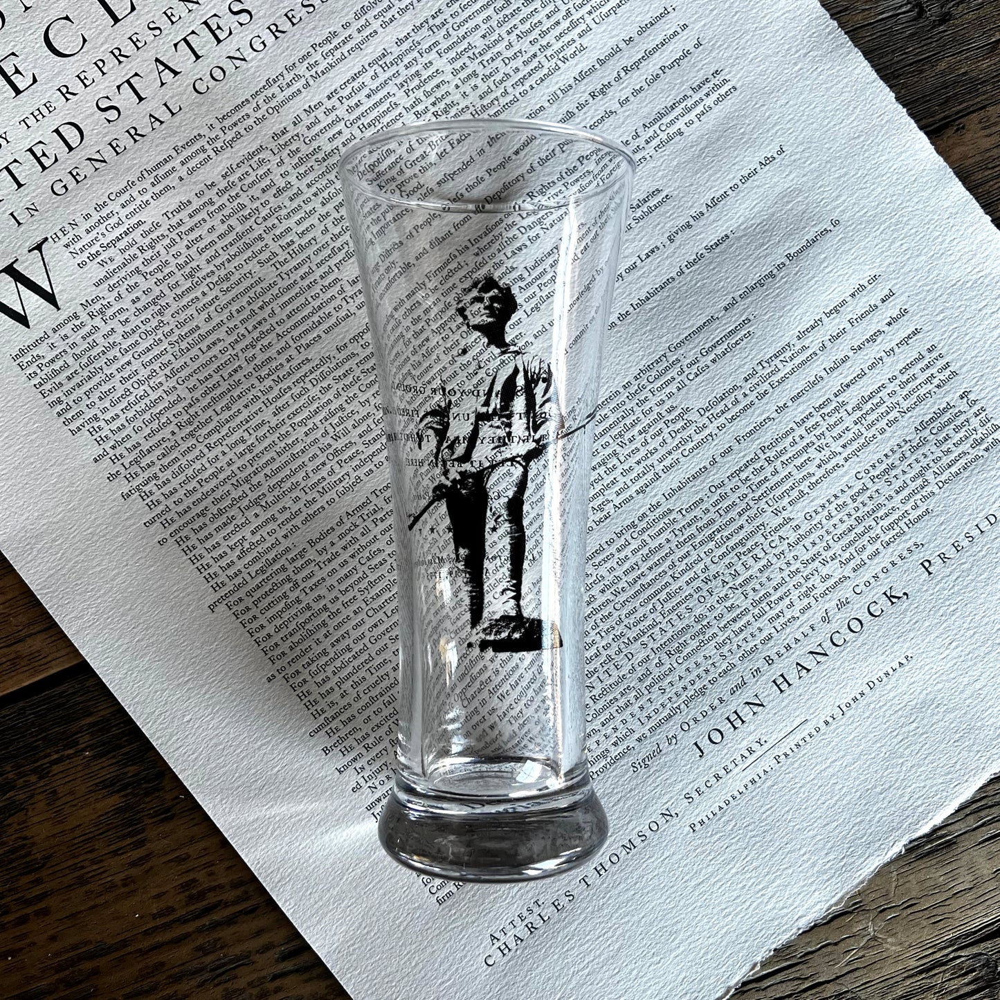 Lexington Battle Green Pilsner Glass