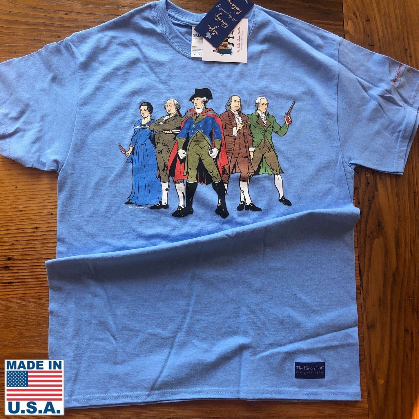 Revolutionary Super Heroes with George Washington T-Shirt