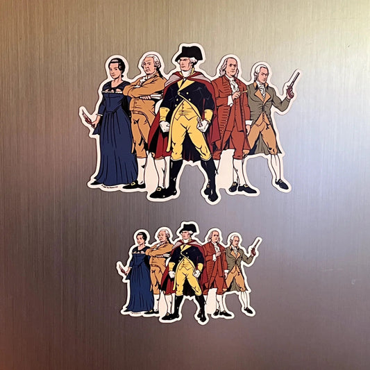 "Revolutionary Superheroes" Magnet with George Washington