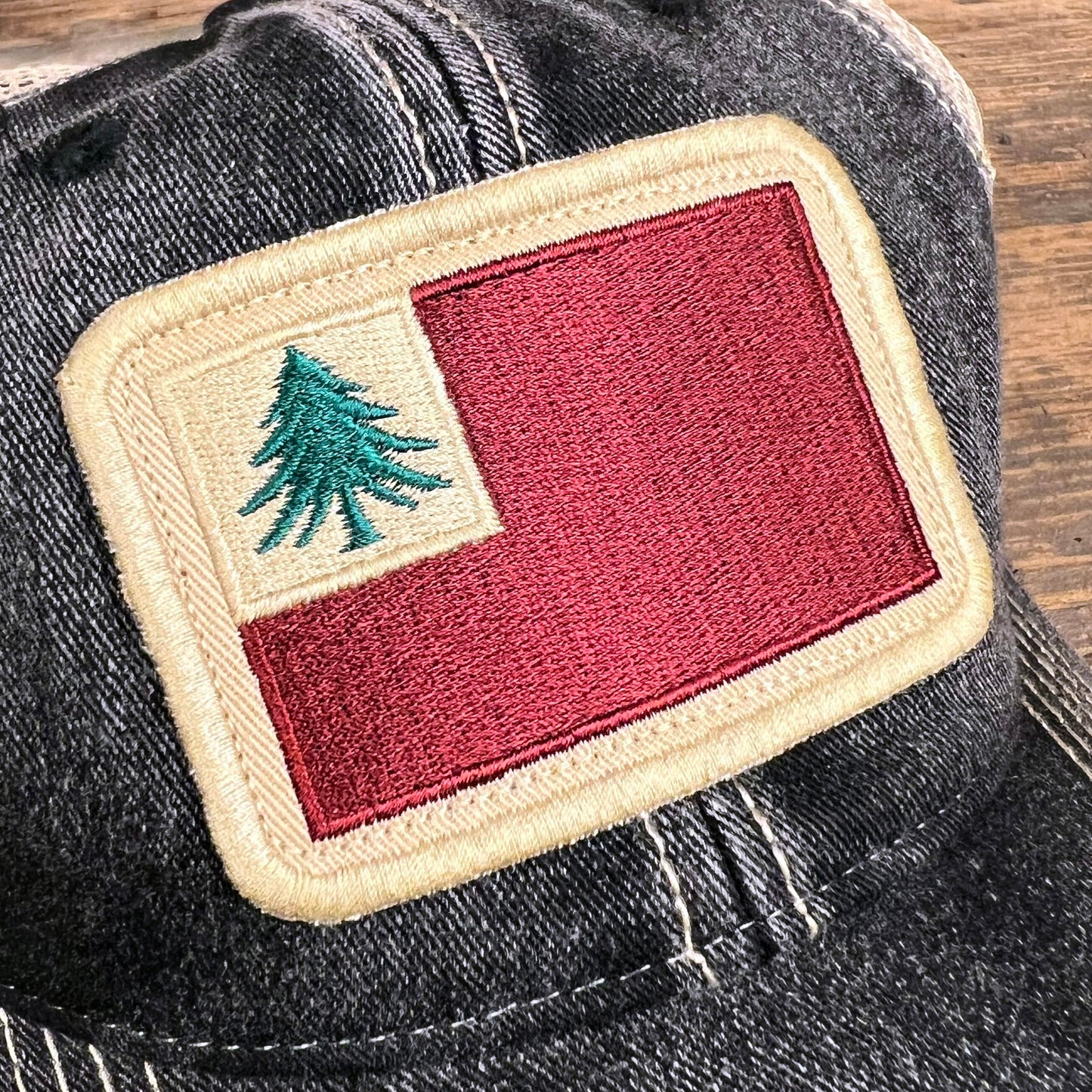 New England Continental Flag Faded Trucker Hat