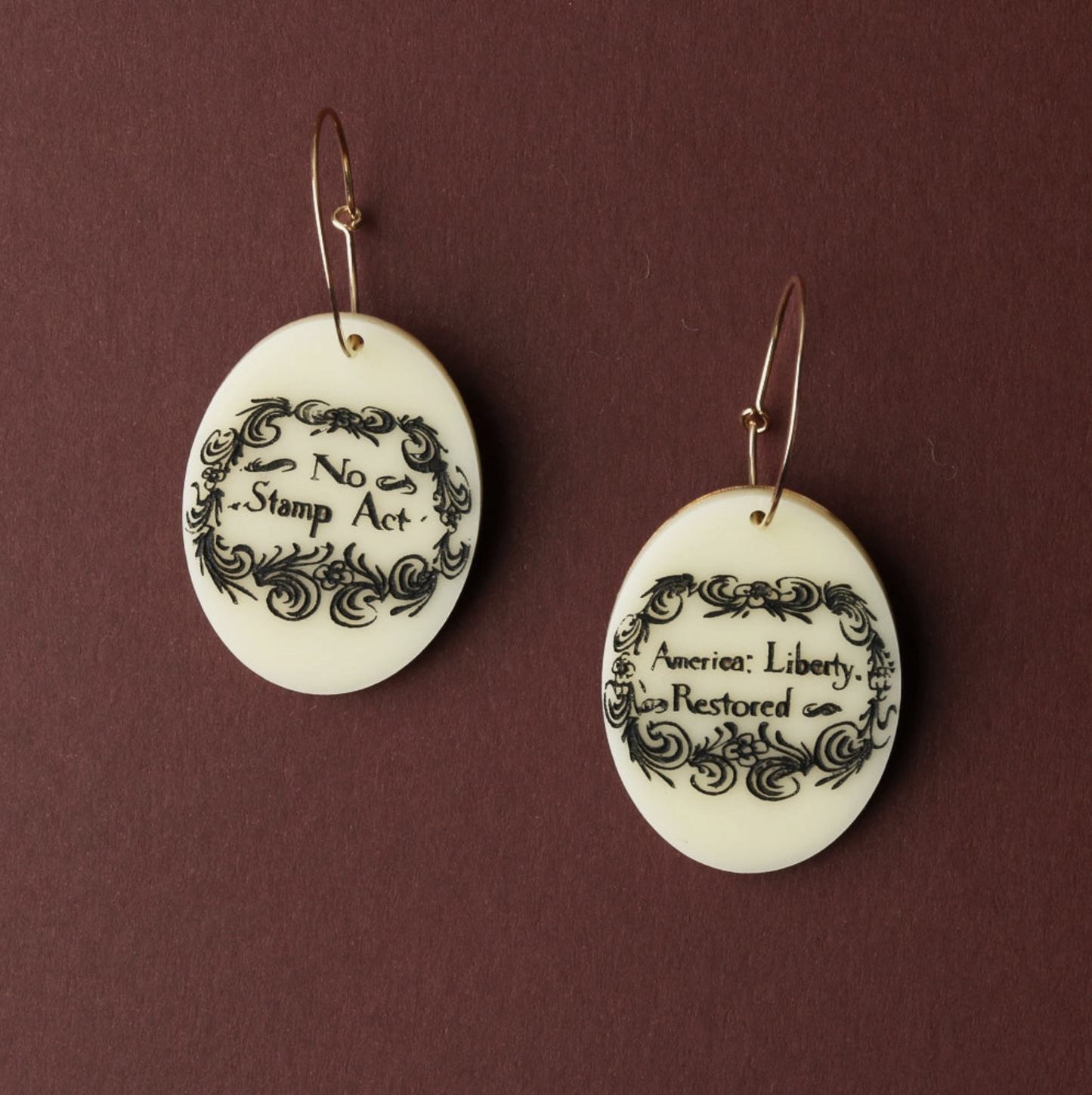 No Stamp Act Earrings