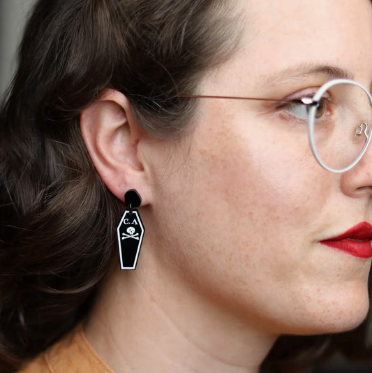 Crispus Attucks "First to Defy" Boston Massacre Earrings