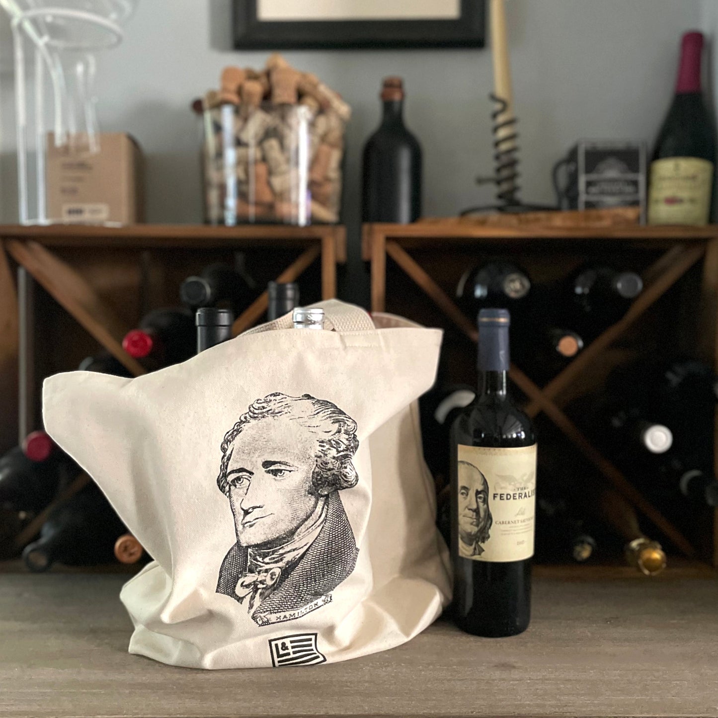 Alexander Hamilton Canvas Tote