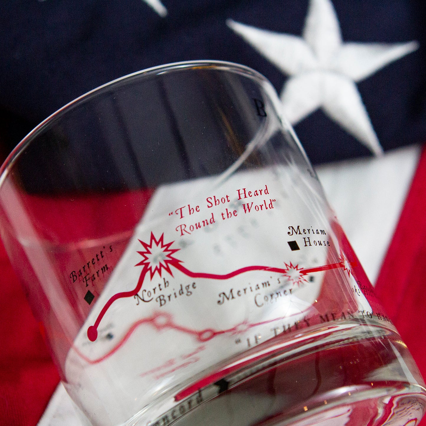 Battle Road Whiskey Glass