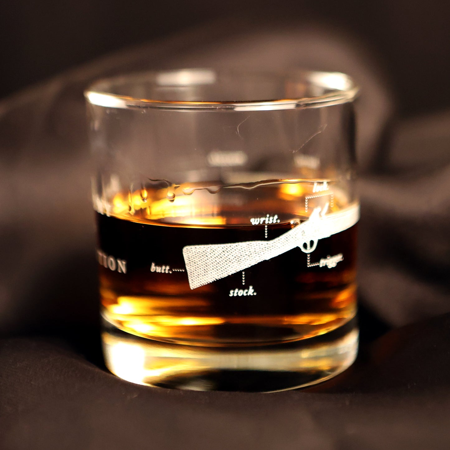 An Anatomy of a Revolution Whiskey Glass