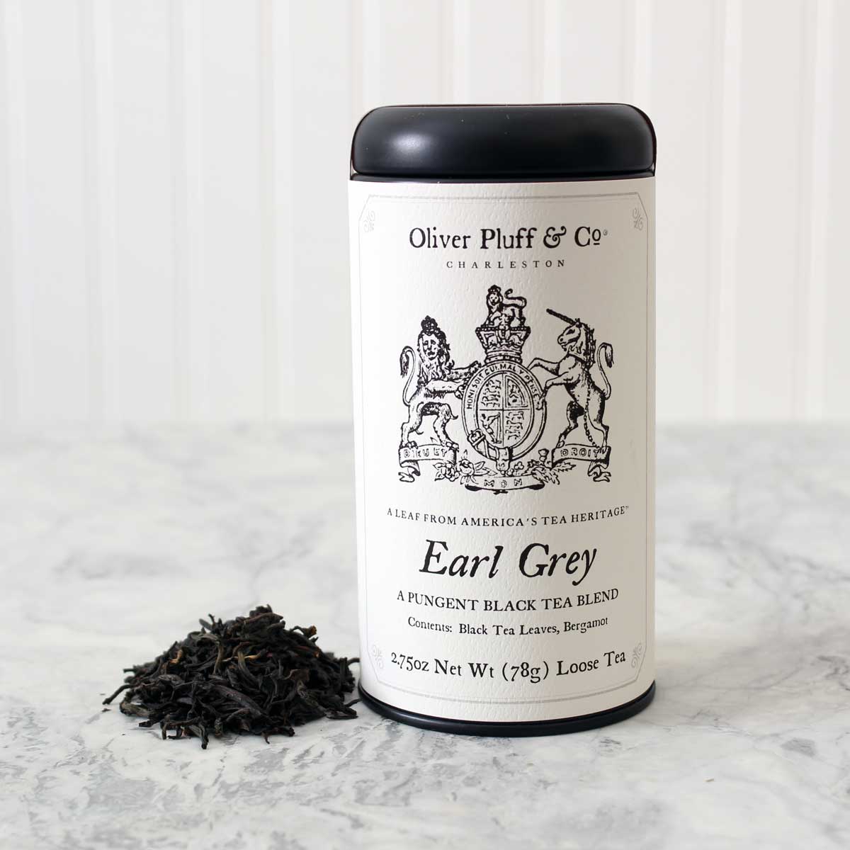 Oliver Pluff & Co Earl Grey Tea - Loose Tea in Signature Tea Tin