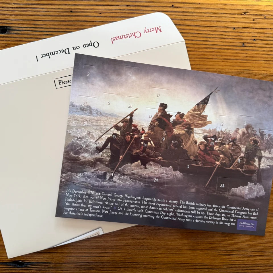 "Washington Crossing The Delaware" Advent Calendar - with Special Mailing Envelope