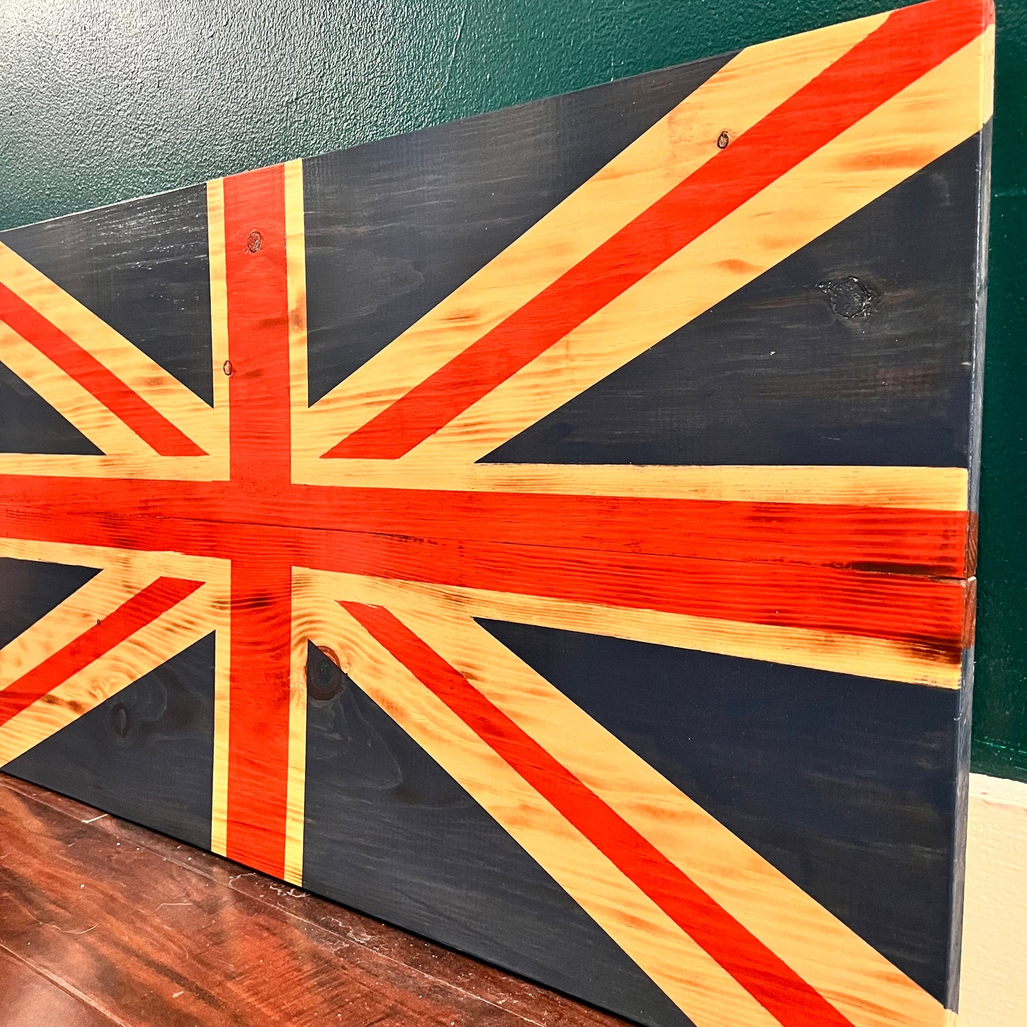 King's Colors Wooden Flag by Emerald Flag