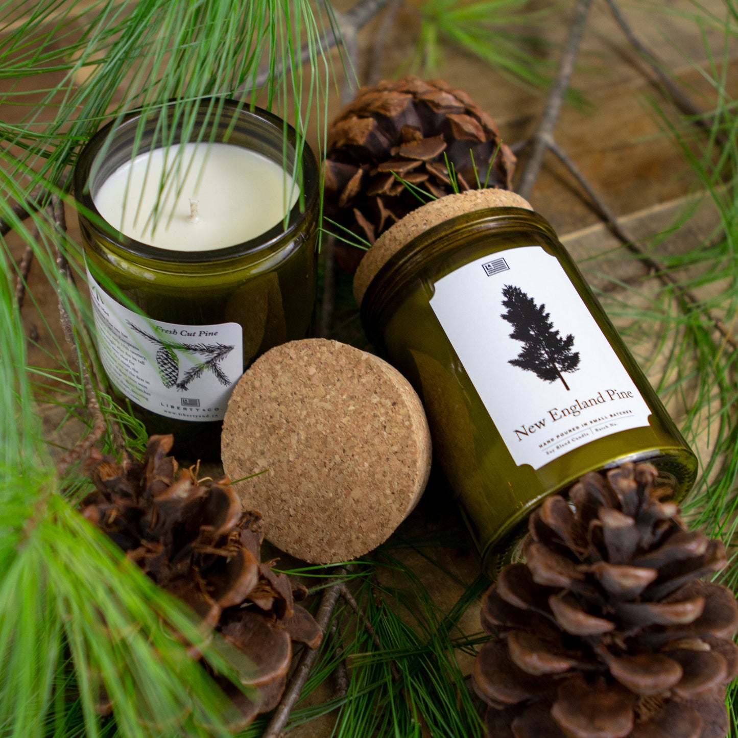 New England Pine Candle