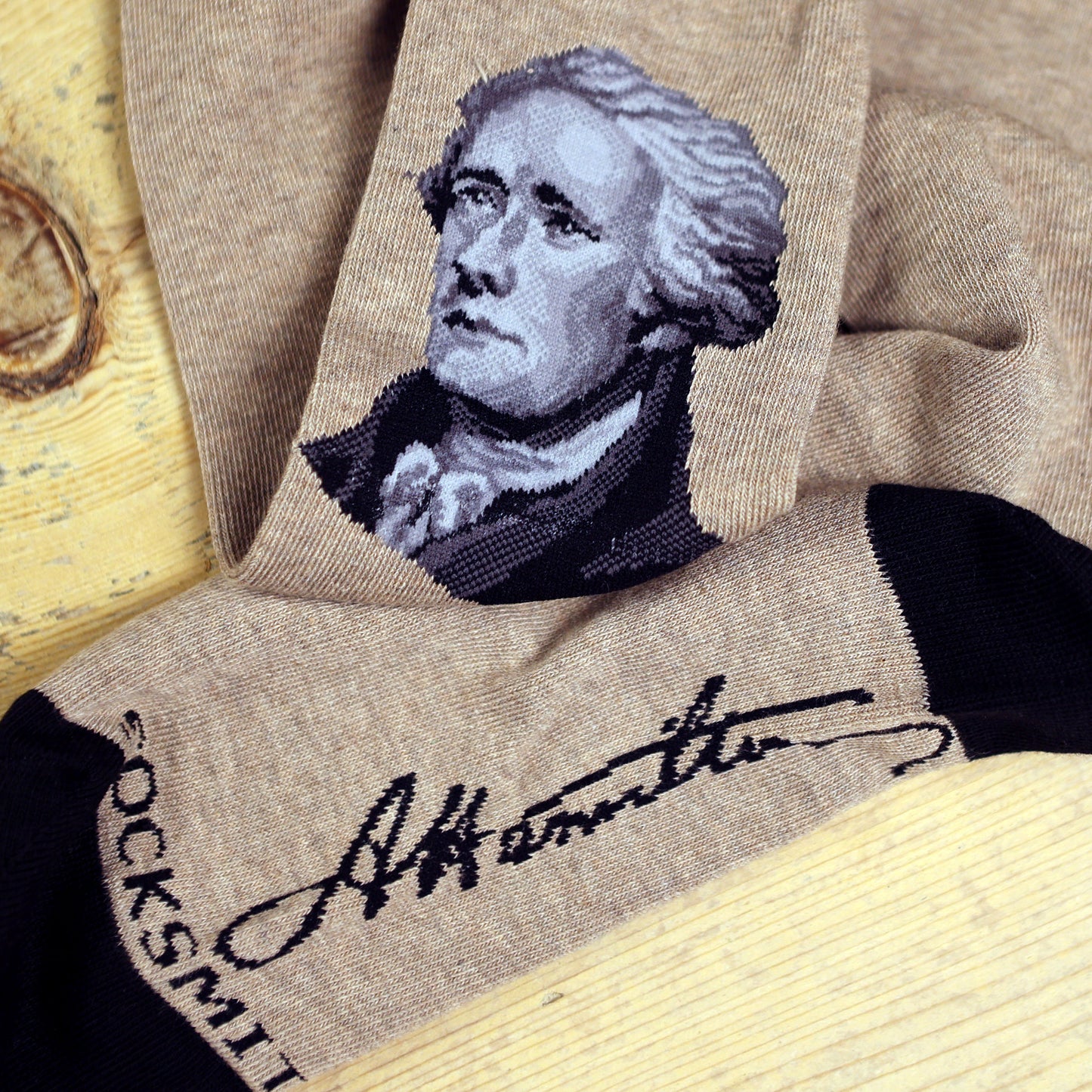 Alexander Hamilton Founding Father Sock