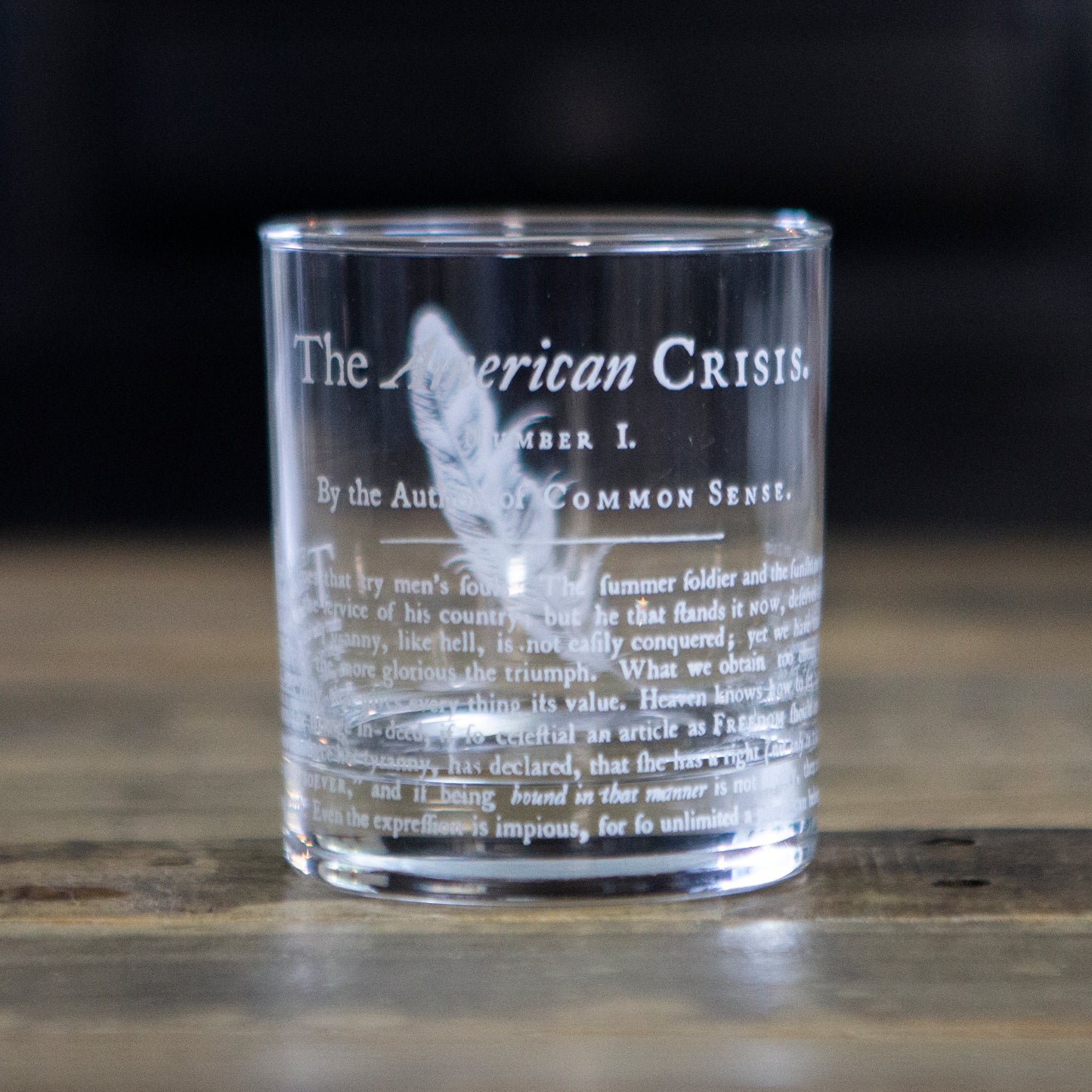 The American Crisis Whiskey Glass