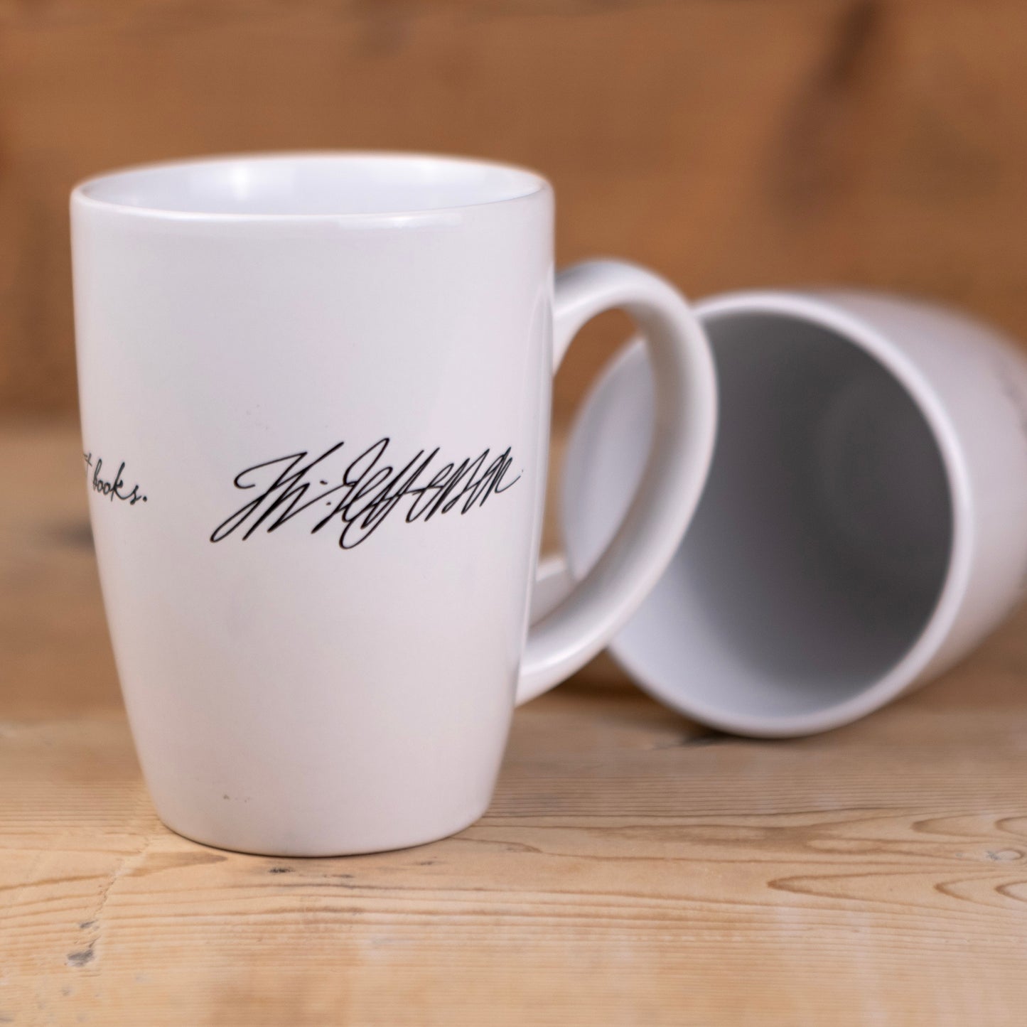 Thomas Jefferson "I Cannot Live Without Books" Mug