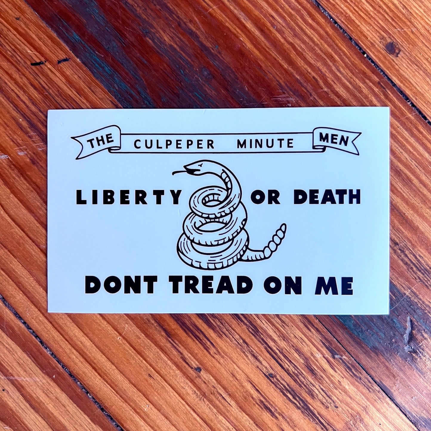 Culpeper Minute Men Flag Sticker