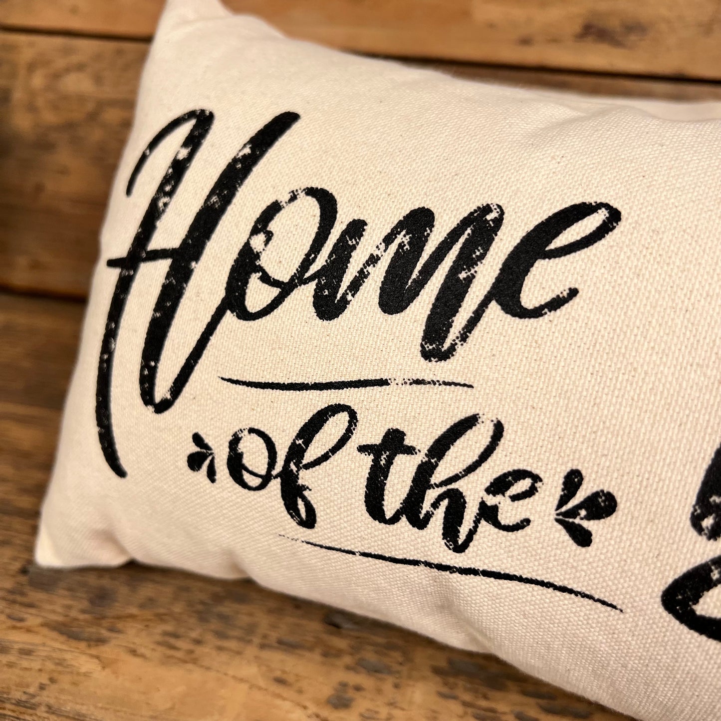 Home of the Brave Pillow