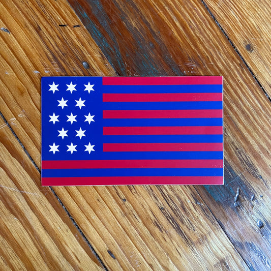 Yorktown Battle Flag Sticker (Simcoe)