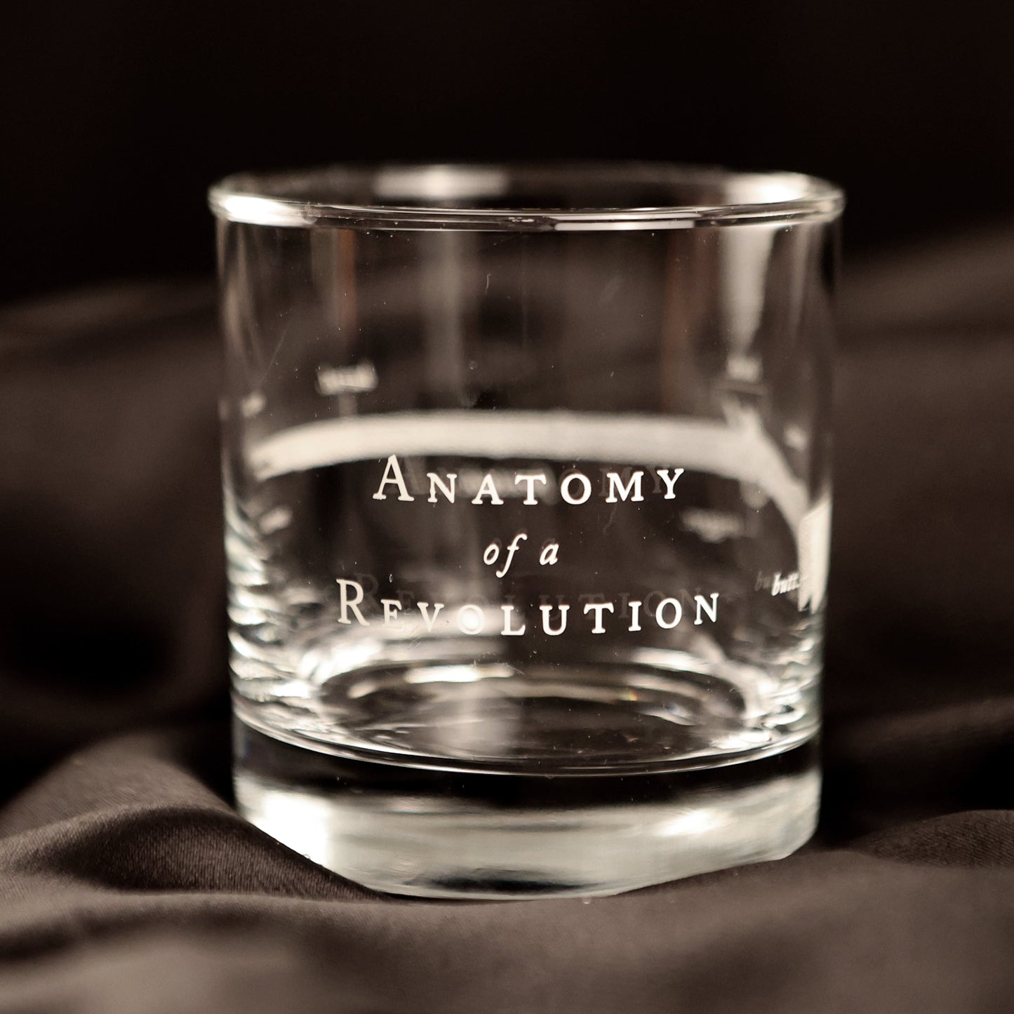 An Anatomy of a Revolution Whiskey Glass