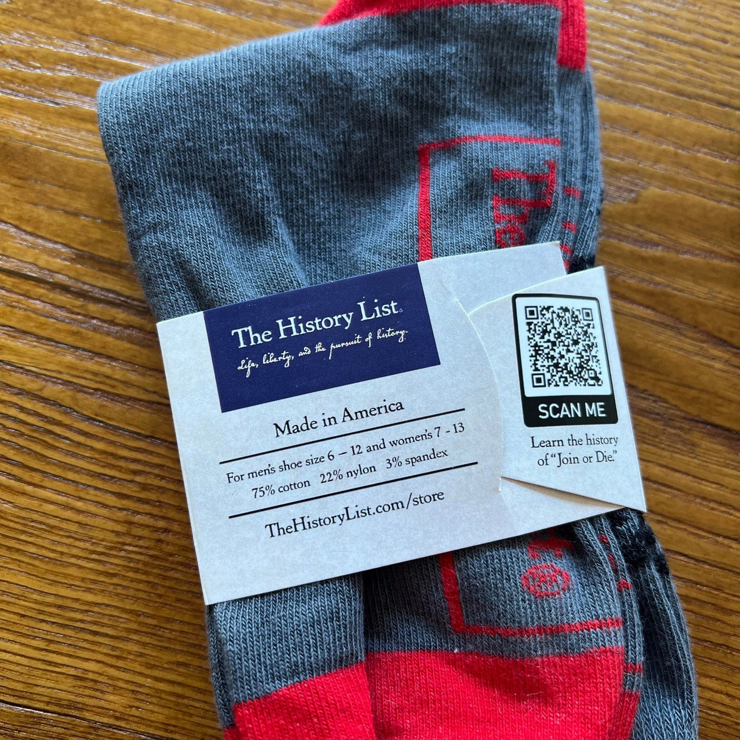 Join, or Die Socks