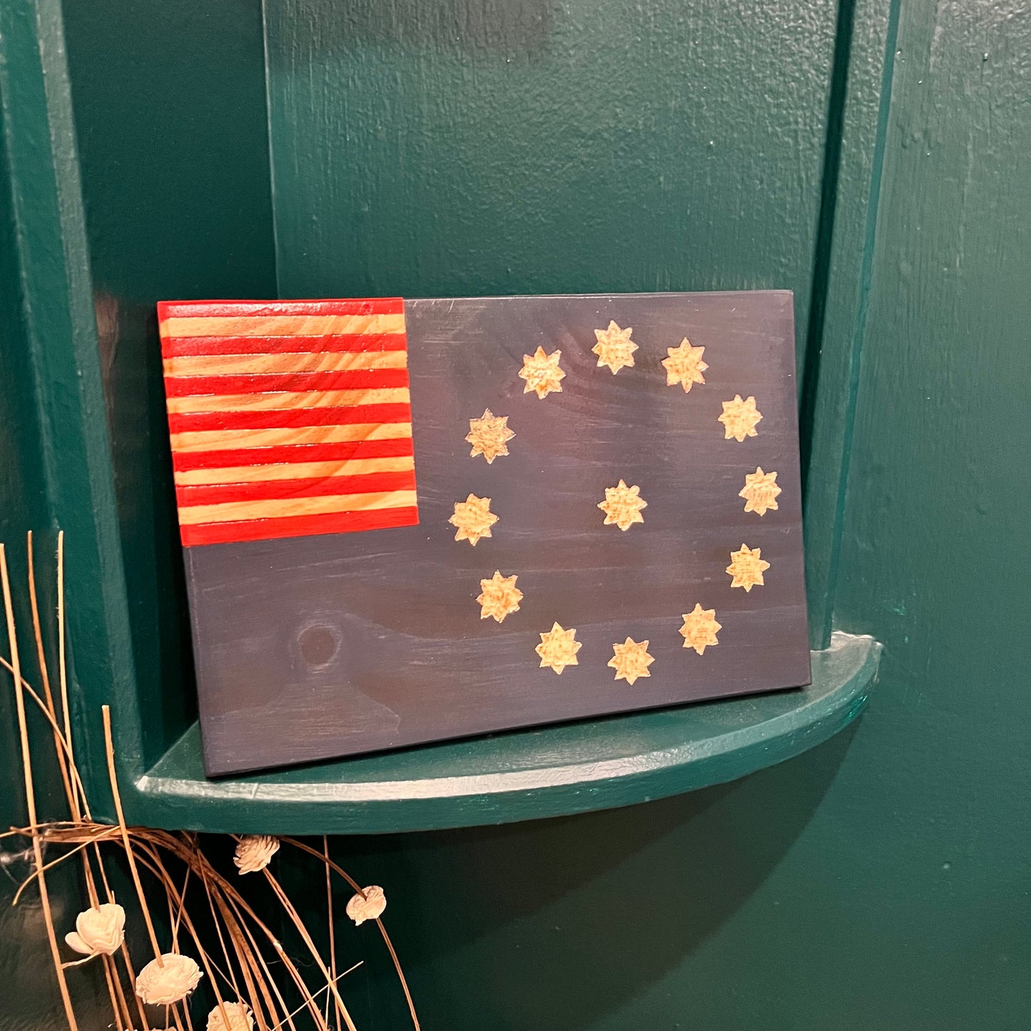 Easton Flag Wooden Flag by Emerald Flags (10.5" x 7")