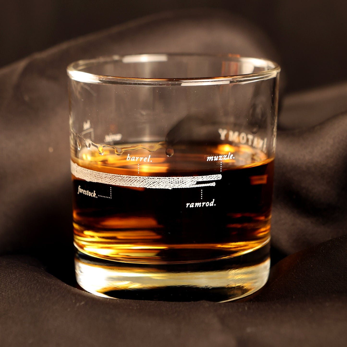 An Anatomy of a Revolution Whiskey Glass