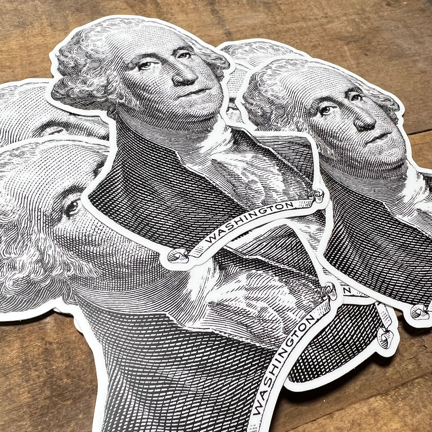 George Washington Engraving Sticker