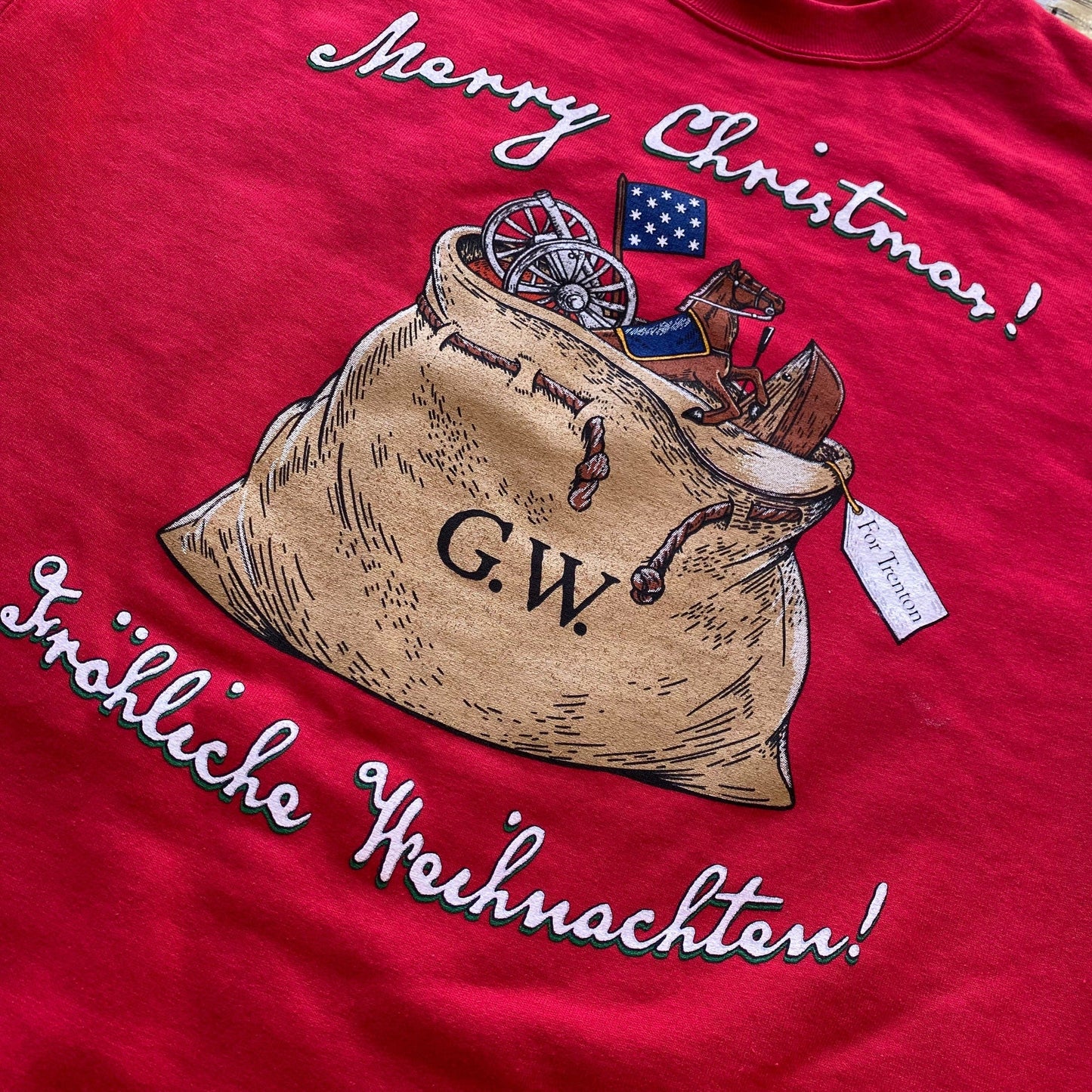 George Washington's Christmas Day Crossing of the Delaware Sweatshirt