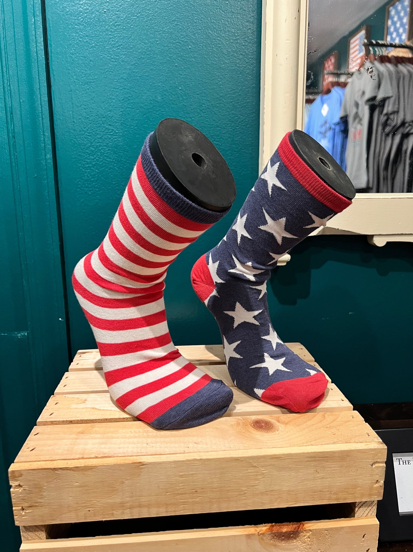 Stars & Stripes Patriotic American Flag Socks