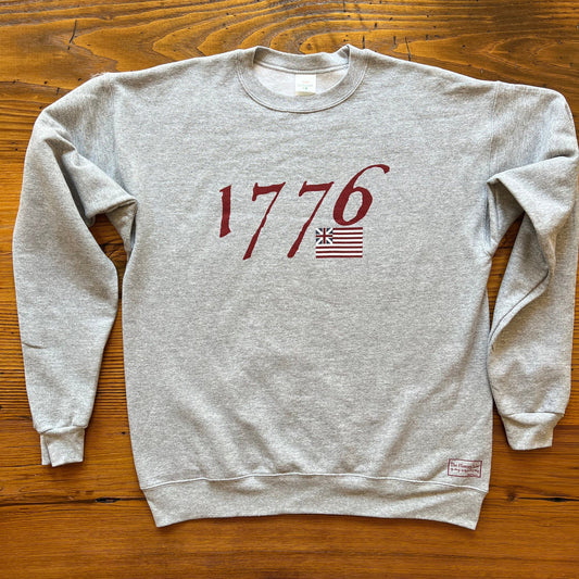 1776 with the Grand Union Flag Crewneck Sweatshirt