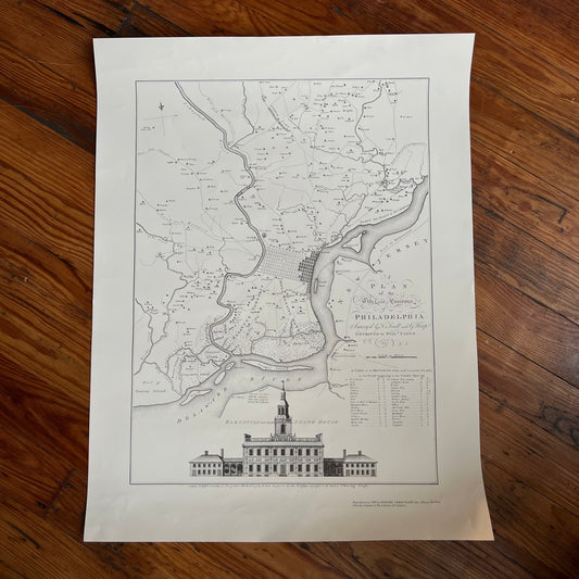 Historic Urban Plans Philadelphia 1777