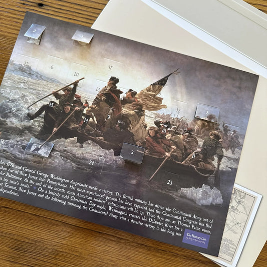 "Washington Crossing The Delaware" Advent Calendar - with Special Mailing Envelope