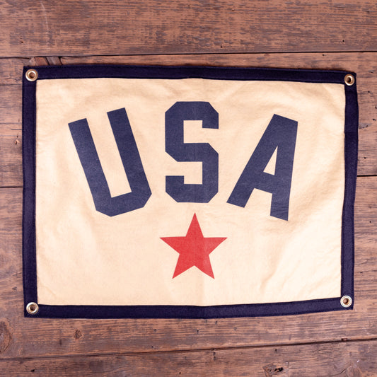 USA Camp Flag Banner