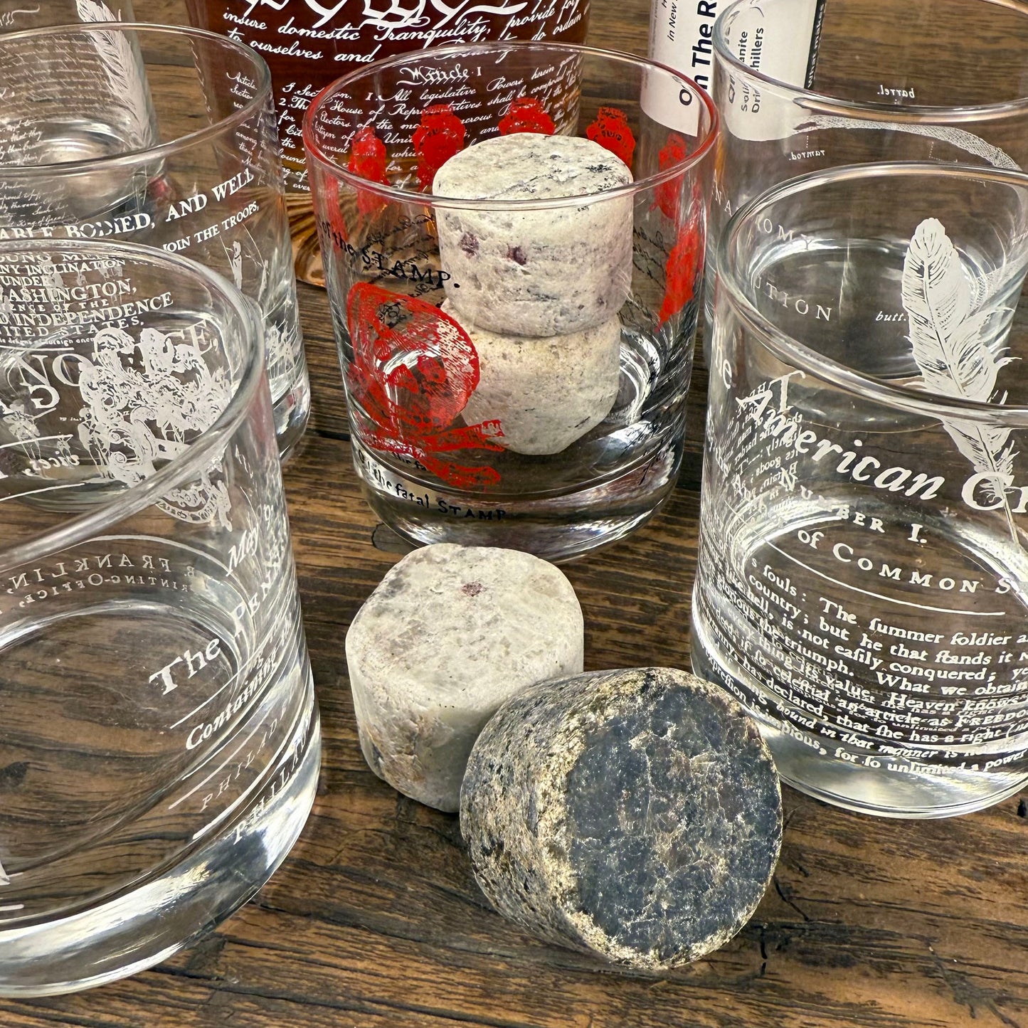 On the Rocks Granite Whiskey Chilling Stones - Freezer Tube